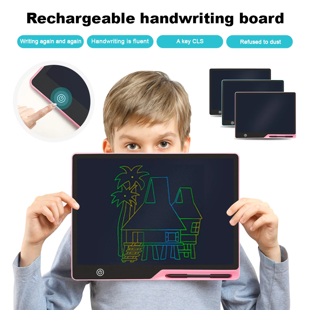 16inch LCD Writing Tablet Electronic Writting Doodle Board Digital Colorful Handwriting Pad Drawing Graphics Kids Birthday Gift 8 5inch 10inch lcd writing tablet electronic writting doodle board digital drawing tablet handwriting pads kids birthday gift