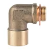 90 Degree Oxygen Sensor Adapter Brass Elbow Fitting M18*1.5 5