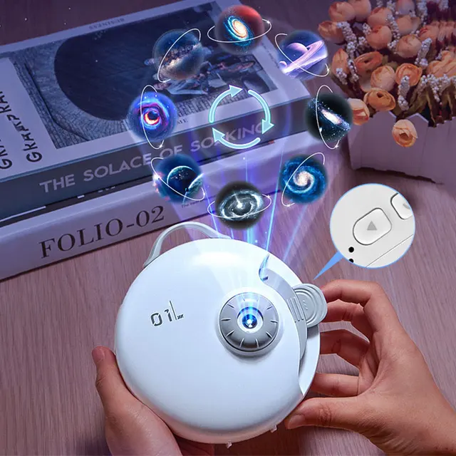 Star Galaxy Projector Remote Control Starry Sky Night Light Built-in Music Glowing in the Dark Bedroom Decoration Gifts for kids 1