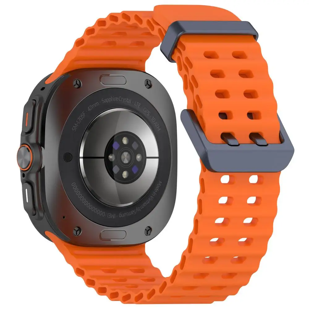 Marine Band Sports Silicone Strap Bracelet - Premium Watchband Accessory