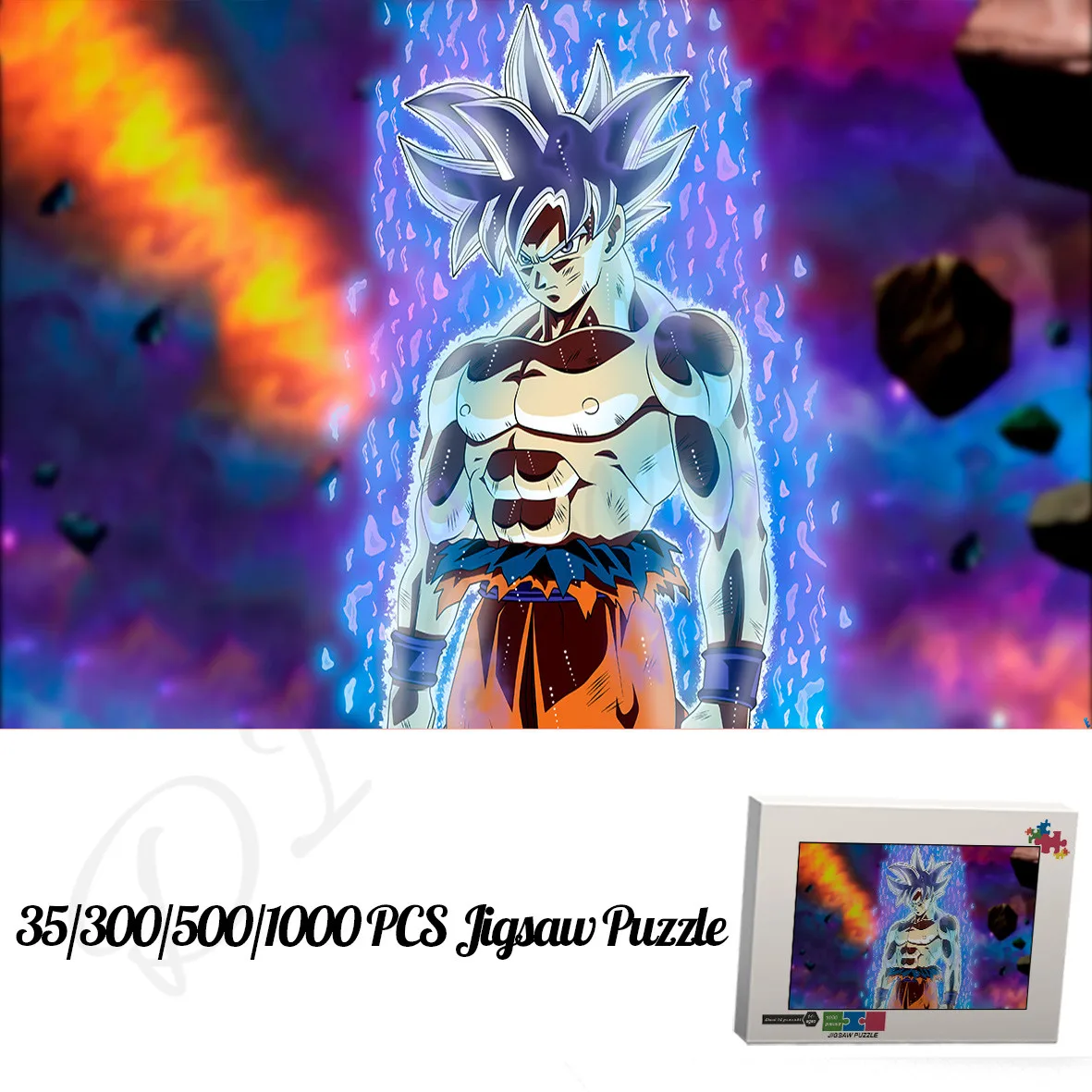 

Goku Пазлы для детей Bandai Классический Аниме Драконий жемчуг 35 300 500 1000 деревянные головоломки игрушки для развлечений