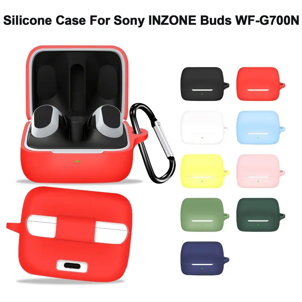 

Защитный чехол для наушников для Sony INZONE Buds WF-G700N Мягкий Силиконовый протектор с крючком противоударный