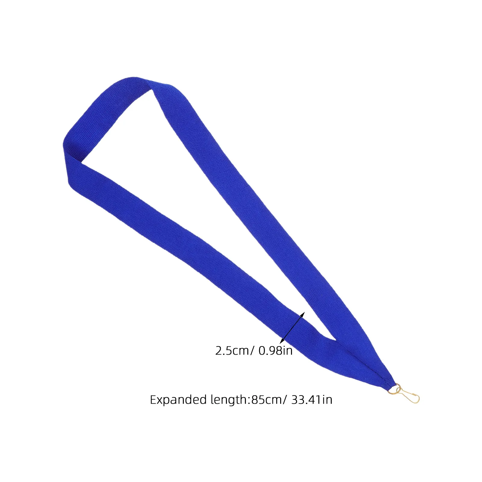 30개 상패 리본 - 스포츠 대회, 파티, 학생 대회, 졸업식, 축구용 파란색 명예 리본 플랫 메달 끈