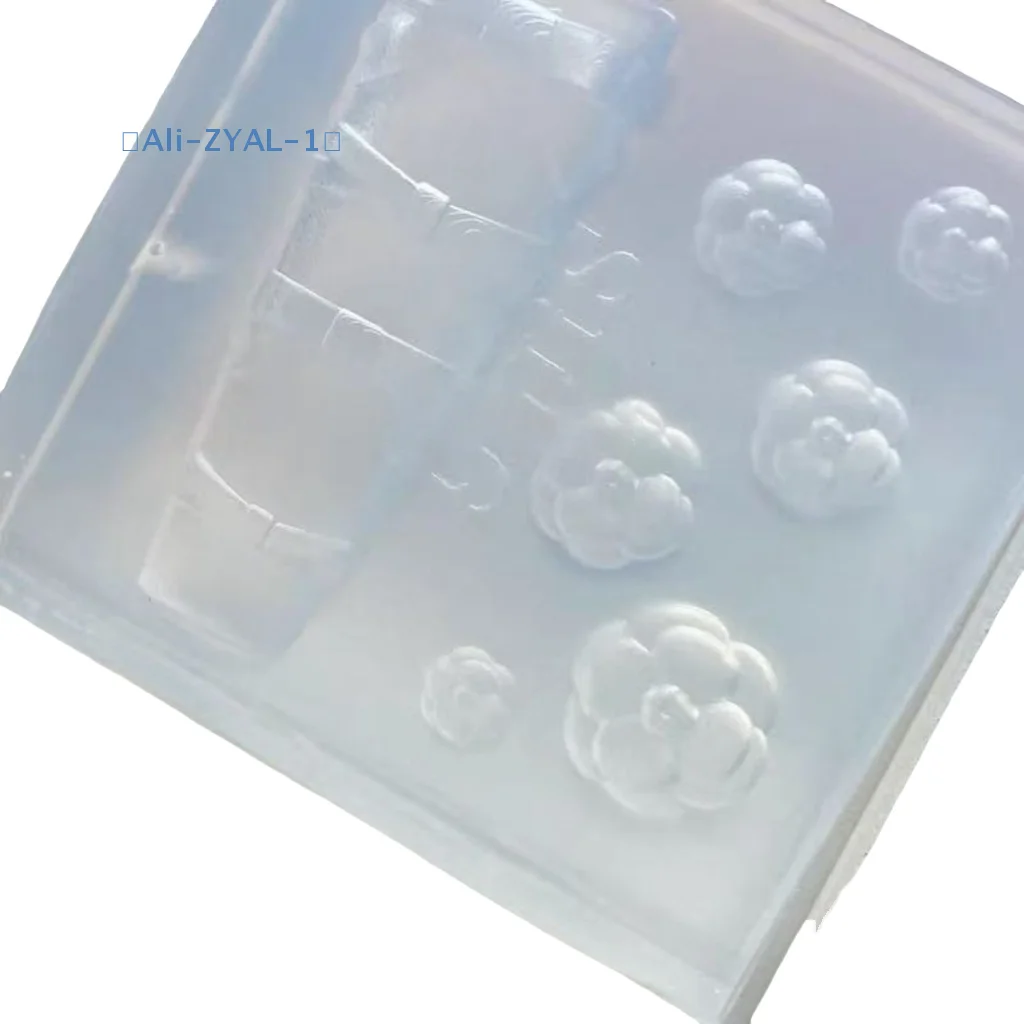 【ZYAL-1】스위트 보우낫 3D 실리콘 네일 몰드 카멜리아 꽃 네일 템플릿 DIY 네일 아트 장식 매니큐어 디자인 도구