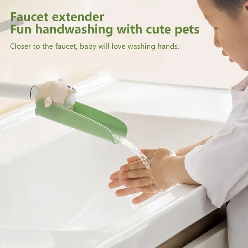 Bathroom Sink Nozzle Faucet Extender Animal Shaped Water Tap Extension Kitchen Faucet Accessories for Children Kid Hand Washing 5
