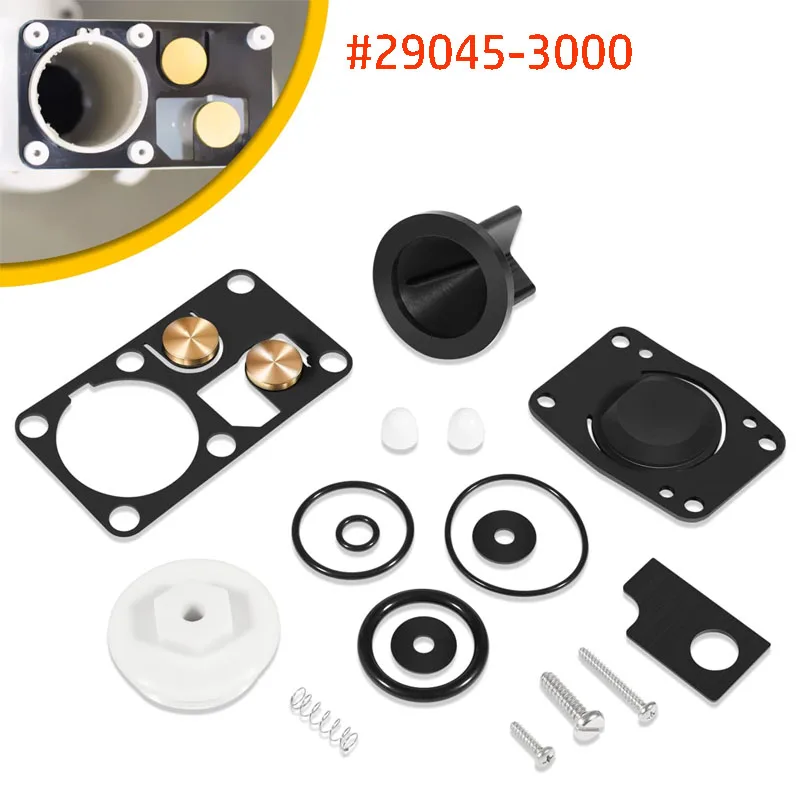 Kit Di Servizio Wc Manuale Marino Nony Jabsco 29045-2000 Adatto Per Wc Serie 29090-2 E 29120-2 (Da 1998 A 2007)