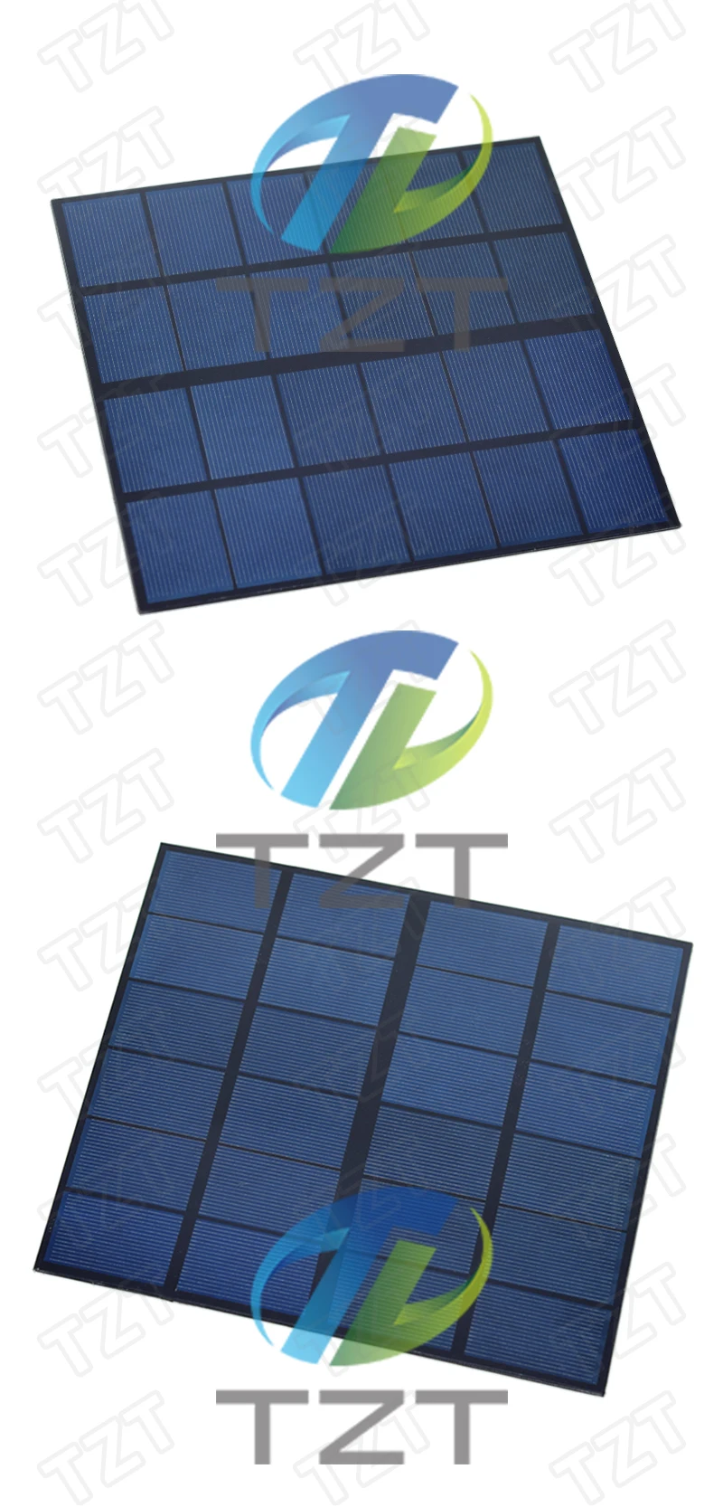 TZT 6V 660mA 4W Solarpanel Polykristalline 170*170MM Mini Sunpower Solar System DIY für Batterie Handy Ladegerät – Detail 10