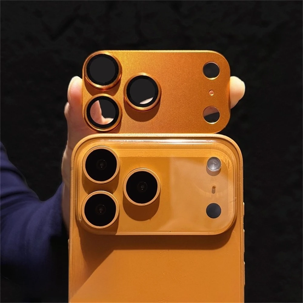 Premium Metal Camera Lens Protector - Tempered Glass Screen Armor