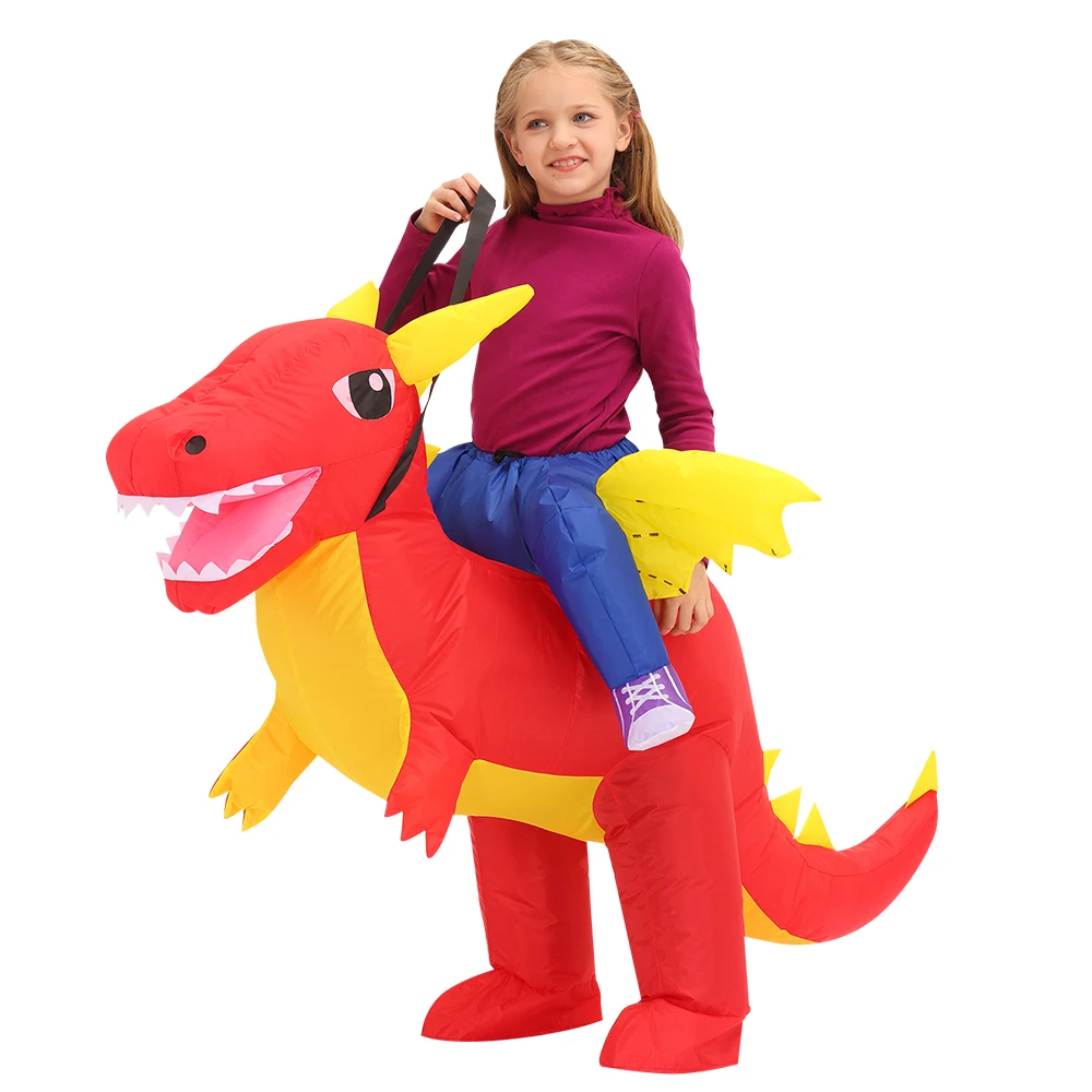 

New Kids Dinosaur Cosplay Costumes Halloween Party Costume for Boys Girls Purim Birthday Gifts T-rex Pterosaur Suit