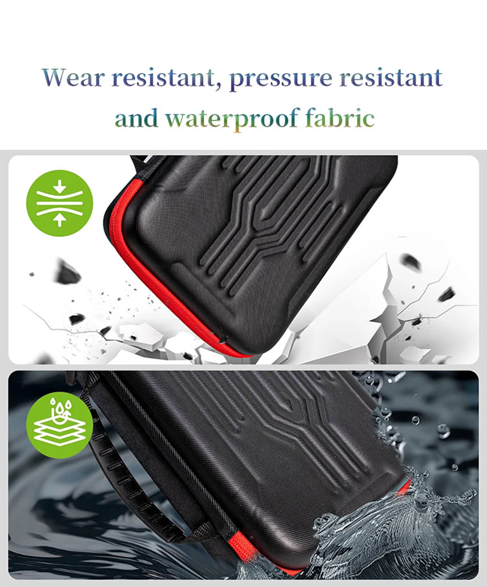 Hard EVA Storage Bags for ZOOM H1N H4N H5 H6E H8 Digital Voice Recorder Protect Box Portable Travel Carrying Case