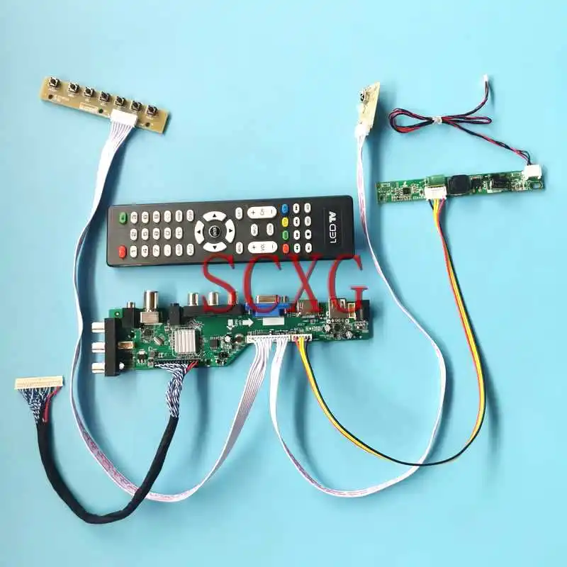 For LM215WFA LM215WF4 DVB LCD Monitor Digital Controller Board 30 Pin ...