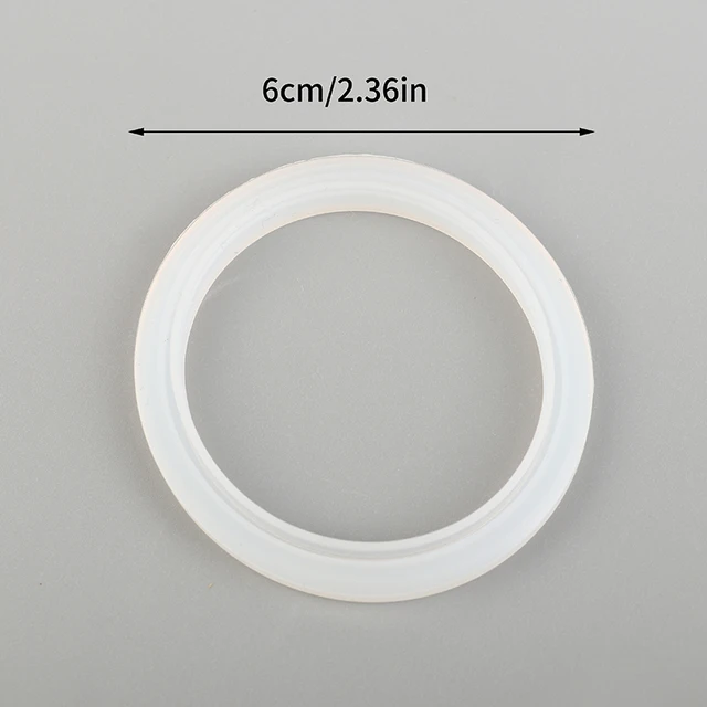 Guarnizione Portafiltro Per Macchina Caffè DeLonghi Dedica - Anello Silicione 57,5x57,5x8mm - Foto 6