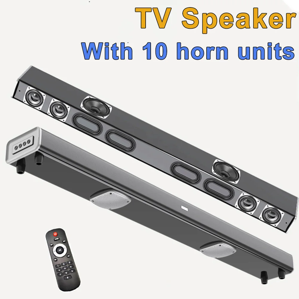 

99cm Length TV Sound Bar HIFI Echo Wall Cinema Leval Bluetooth Speaker Support HDMI AUX U Disk Home Wireless Stereo Subwoofer