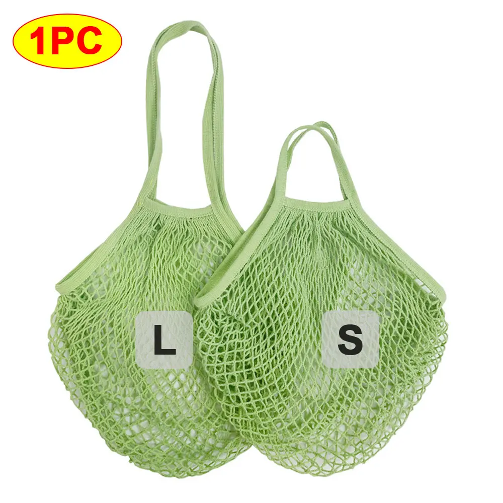 Portable Reusable Cotton Mesh Shopping Bag