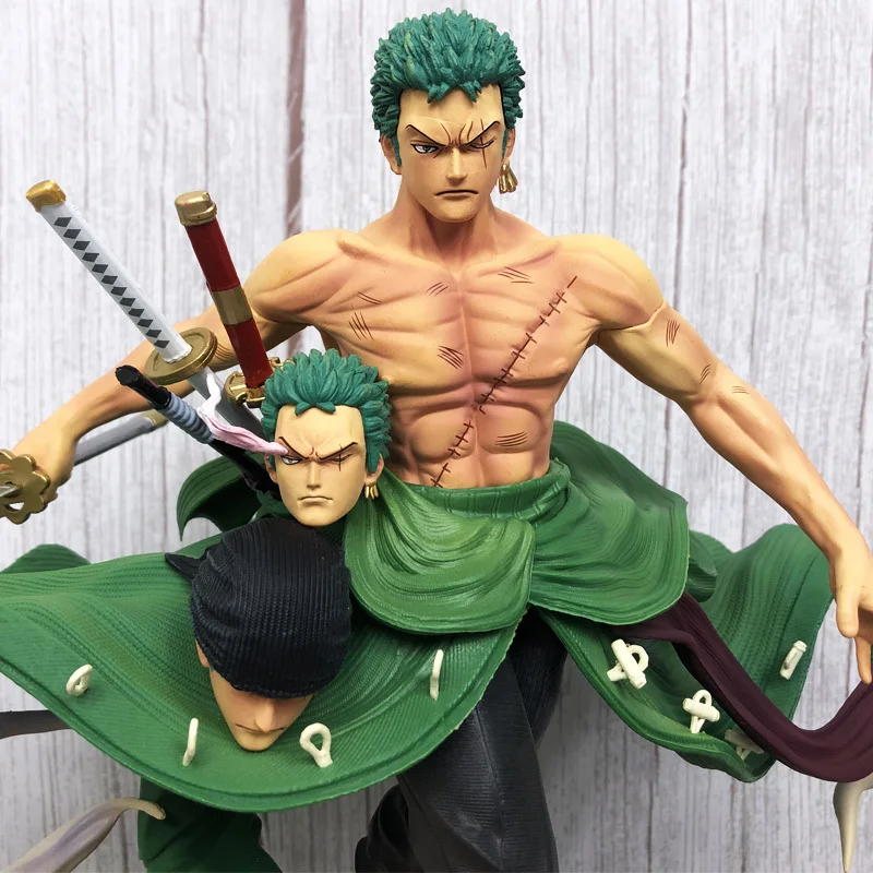 One Piece Three Swords Roronoa Zoro GK Figure Model Anime 39cm Statue  Exquisite Collection Toy Luffy Friend Action Figma - AliExpress