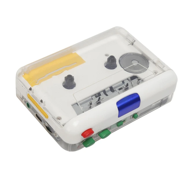 Lecteur Cassette Portable, enregistreur Cassette au Format Mp3, coque  entièrement transparente, Port USB/type-c - AliExpress