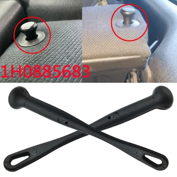 2Pcs 1H0885683 For Vw Golf Mk3 Jetta Vento Mk3 Polo 6n 6n2 Caddy Mk2 Car Part Car Rear Seat Backrest Release Pull Rod 1