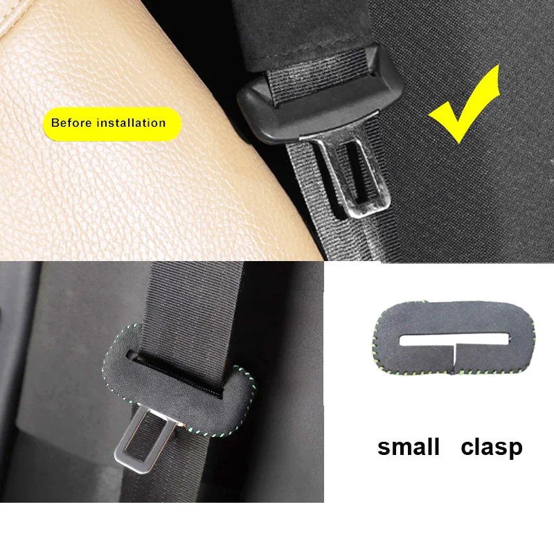 Car Seat Belt Buckle Clip Protector cover accessories For Audi A4 B6 B7 B8 A6 C6 A5 Q7 Q5 Q6 A3 S3 A7 A6 Q3 Q2 A8 Q8 S7 S8 S6 S5