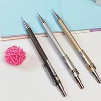 Creative Metal Mechanical Pencil 0.5mm 0.7mm Replaceable Refill Mechanical Pencil Student Stationery School Office Supplies 3