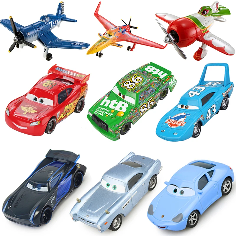 DisneyPixarCars23LightningMcQueenPlanesDustyStrutJetstream