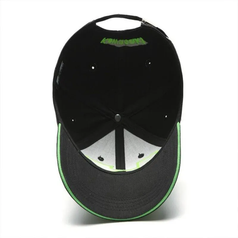 New Kawasaki Motorcycle Baseball Hat Racing Team Outdoor Sports Hardtop Duck Tongue Hat Men's Sunshade 6
