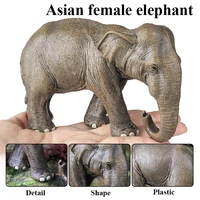 Oenux animaux sauvages africains éléphant modèle Simulation grand mammouth figurines d'action Figurine PVC jouet éducatif pour enfants cadeau 3