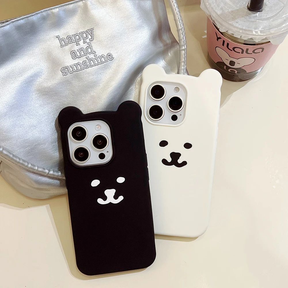Funny 3D Cartoon Nagano Bear Soft Silicone Phone Case