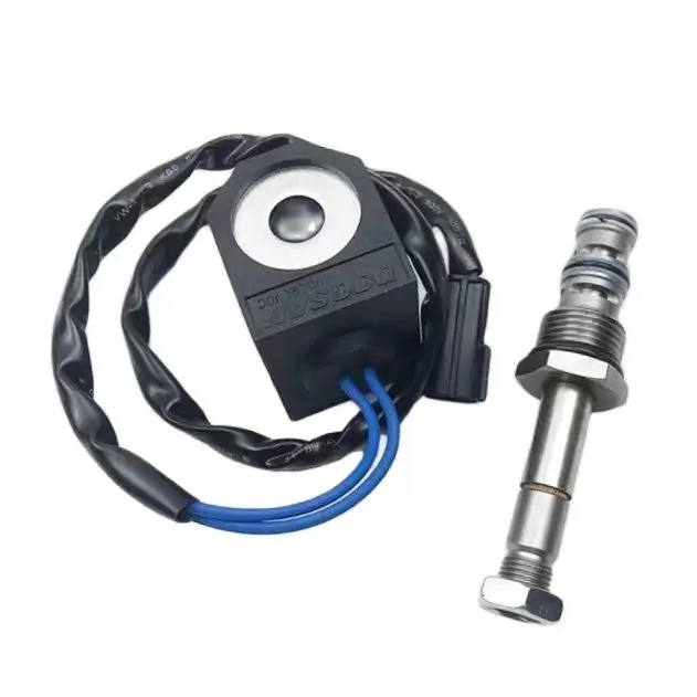 Фото Катушка соленоидного клапана экскаватора для Doosan Daewoo DH DX55 DX150 DX215 DX225 DX300-5/7/9, катушка соленоидного клапана ведущего предохранительного замка №3