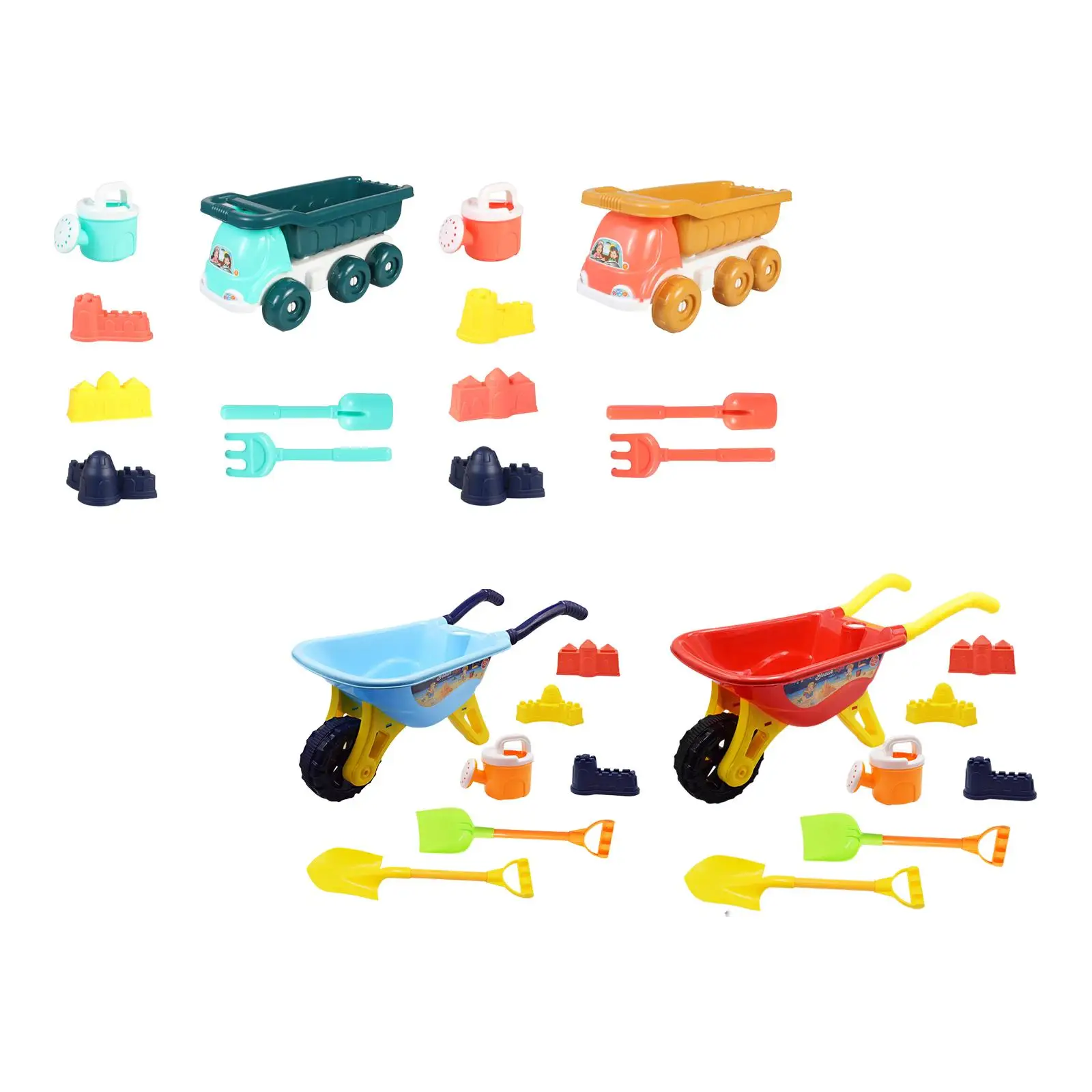Sand Beach Toy Shovel Wheelbarrow Gardening Tool kids Gardening Tool Set for Seaside Outdoor Gardening Girls Boys
