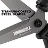 TOUGHBUILT TB-H4-70-10-LR 5-in Micro-serrated Open Handle Spring Assisted Scissors Hand Tools 3
