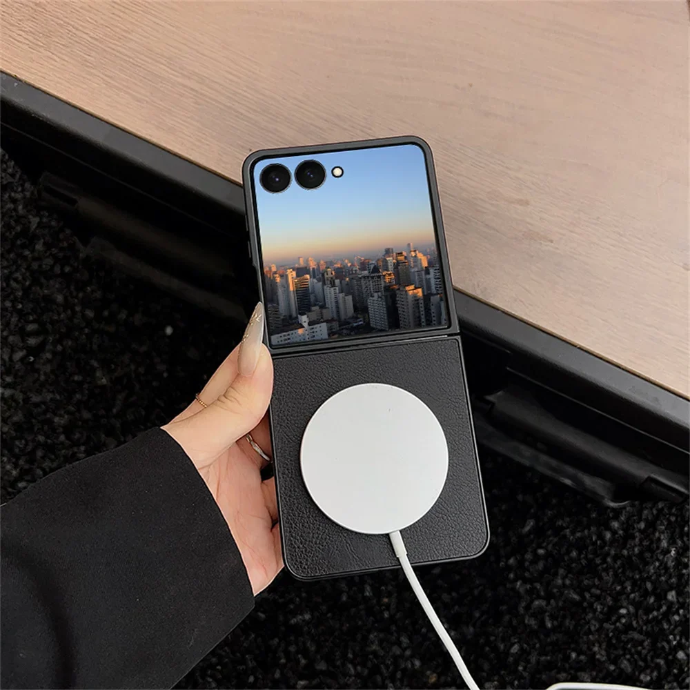 Magnetic Luxury Leather Phone Case with Magsafe - Soft Preservation Slim Cover