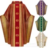 Middle East Daily Gathering Robe Cape Lapel Retro Costume for Women Men Stage Party