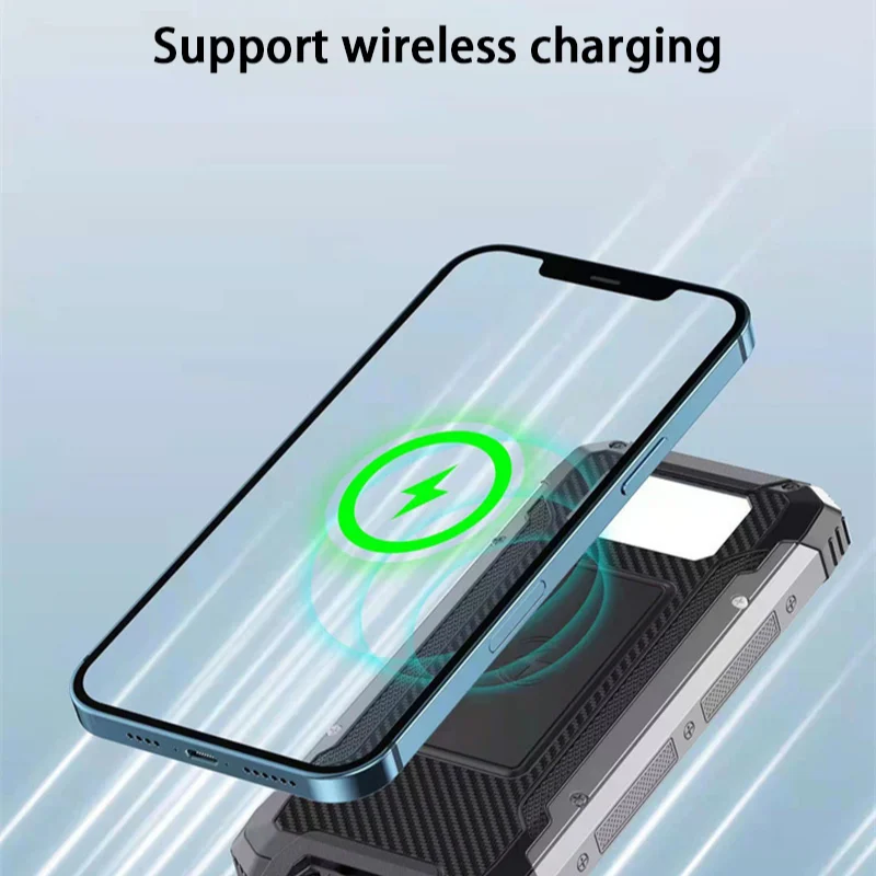 50000mAh Solar Power Bank Ultra Capacity USB 4 in1 Super Fast Charging USB TypeC LED Light Outdoor Power Bank For iPhone Samsung 6