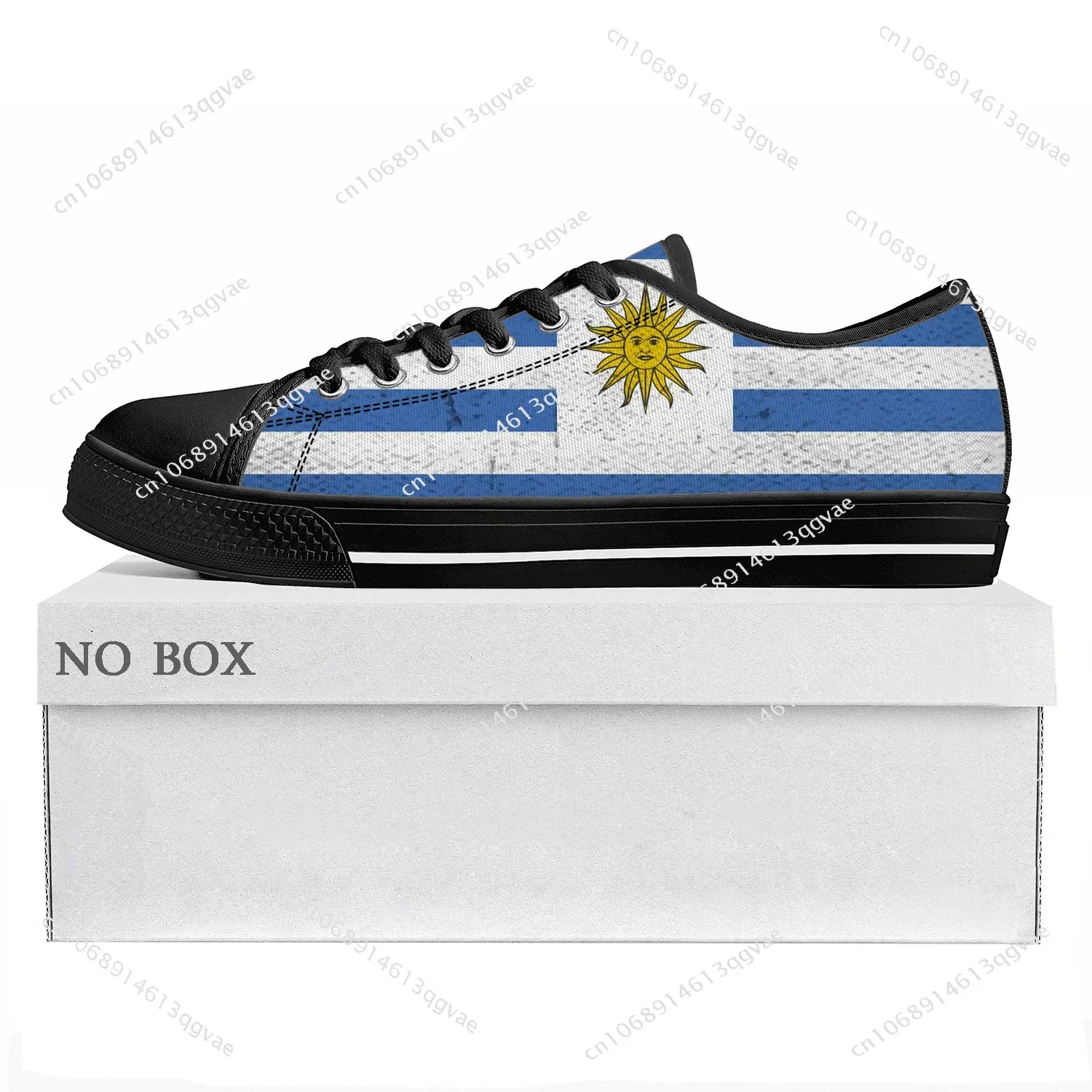 Uruguayan Flag Low Top High Quality Sneakers Mens Womens Teenager Canvas Sneaker Uruguay Prode Casual Couple Shoes Custom Shoe