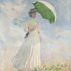 45*32cm Paper Jigsaw Puzzle 350 Pieces Woman with Parasol Monet Adult Stress Relief Children Educational Entertainment Christmas 1