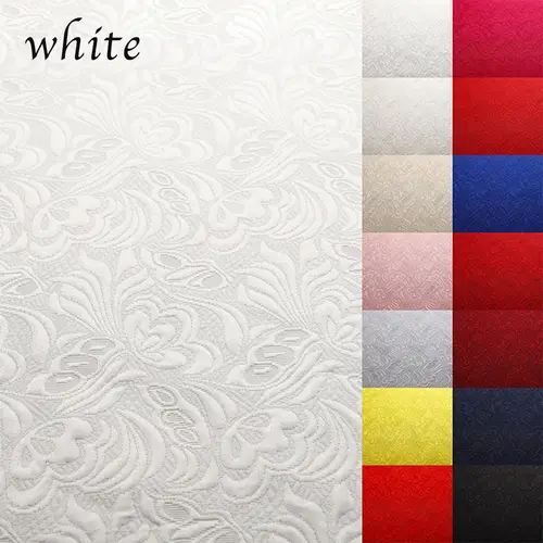 White Jacquard Men's 3-Pcs Suit Black Velvet Shawl Lapel Blazer Vest Pants Set for Wedding Groom Ball Party Handmade Tuxedo - Image 4