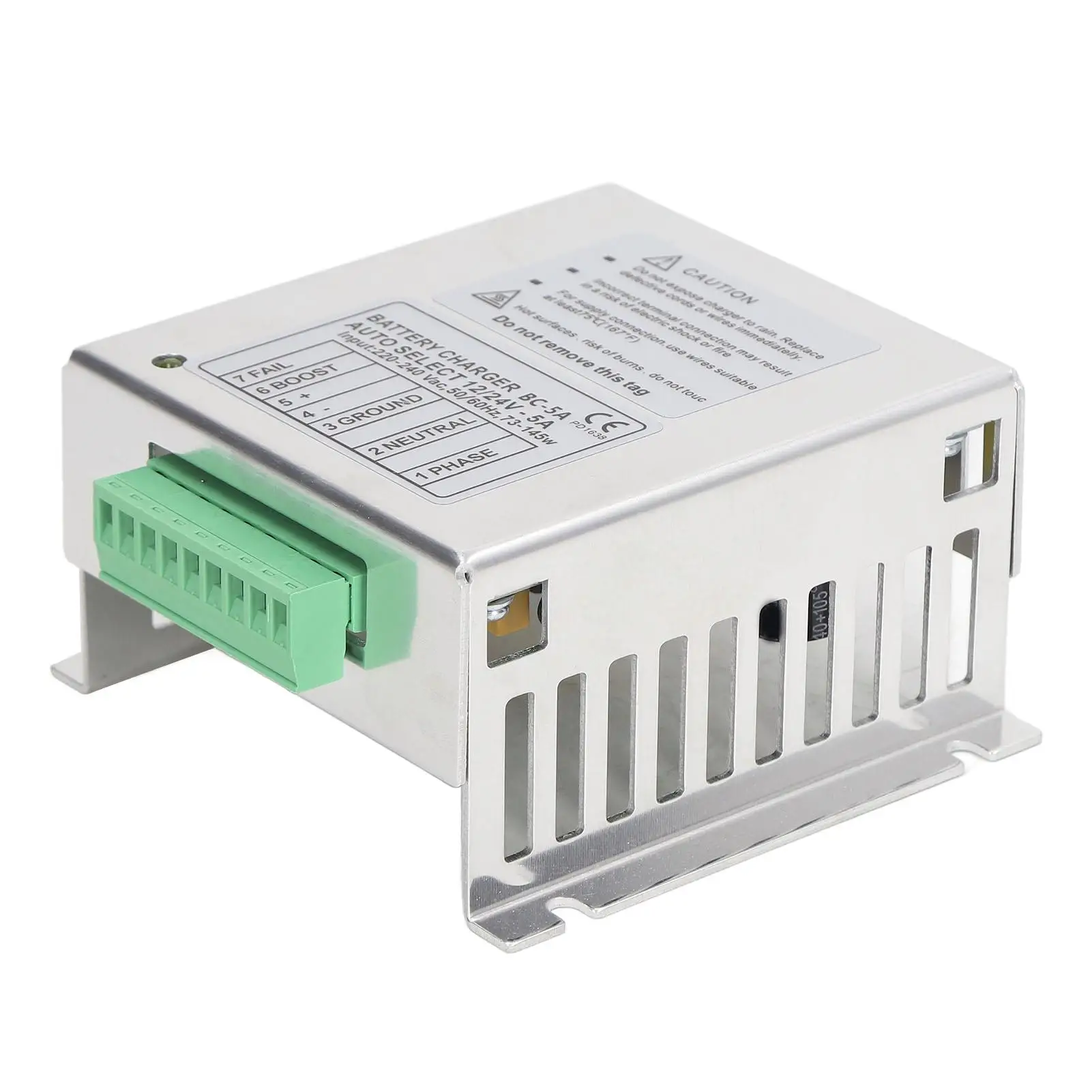 

12V 24V Generator Battery Charger Automatic Regulator 2-Stage Charging 220-240VAC