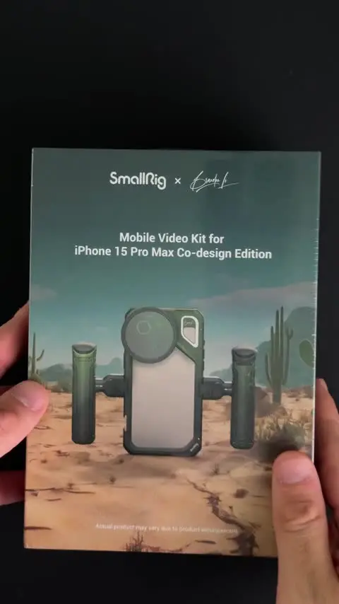 SmallRig X Brandon Li Mobile Video Kit for iPhone 15 Pro Max,with