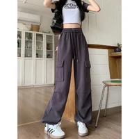American Drawstring Design Cargo Pants Women Fashion Hip-hop Streetwear Woman Trousers New 2024 Summer All-match Cargo Pants - Image 4
