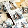 Yoofun 7.5x200cm A Journey of Relics Washi Tape for Collage Junk Journal Scrapbooking diy Stationery Masking Tape Labels 1