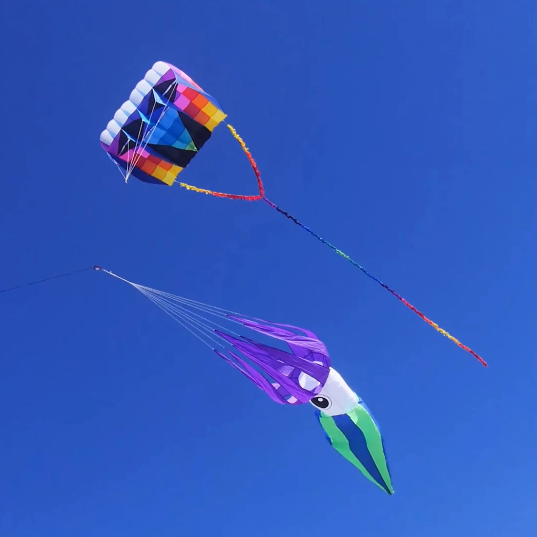 9KM 6㎡~12㎡ UltraFoil Pilot Lifter Kite Line Laundry Soft Inflatable Kite Without Tails 30D Ripstop Nylon (Wholesale available) 3