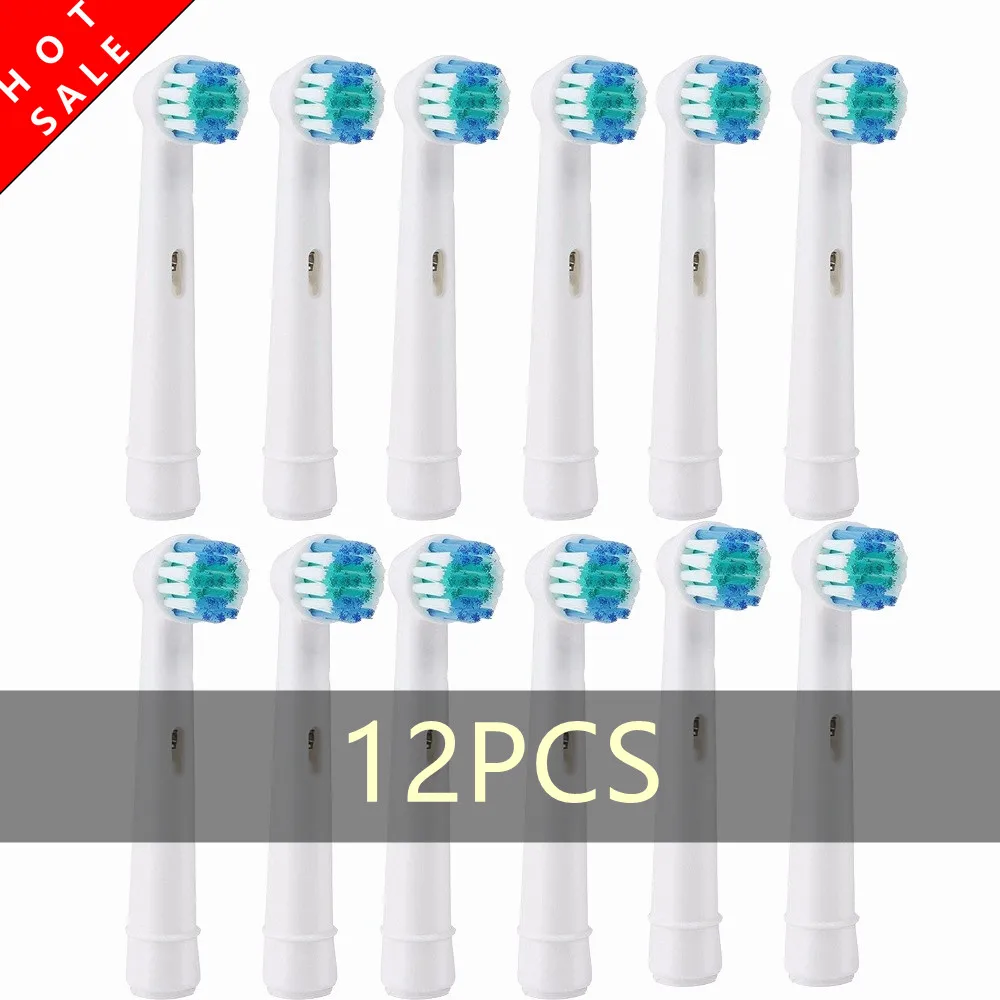 12pcs Replacement Brush Heads For Oral B Electric Toothbrush Advance Power/Pro Health/Triumph/3D Excel/Vitality Precision Clean 4pcs electric toothbrush head replaceable brush heads for braun oral b electric advance pro health triumph 3d excel vitality
