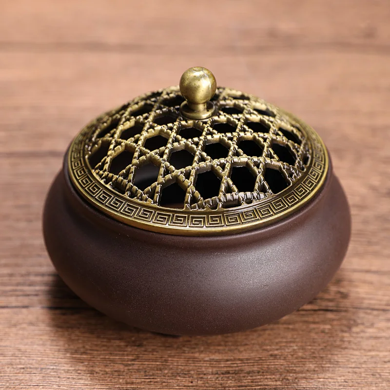 

Small Zen Incense Burner Smoke Diffuser Incense Sticks Aromatherapy Ceramic Incense Holder Sandalwood Incensario Home Decoration