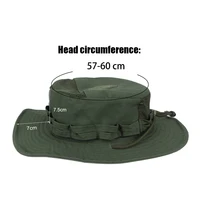 1pc/5pcs Camo Boonie Hat Sunscreen Breathable Bucket Hat Men's Outdoor Hiking Hunting Fishing Windproof Fisherman's Hat - Image 6