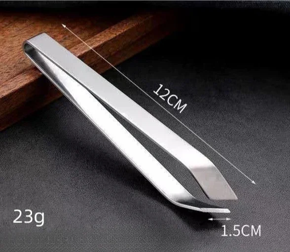 1 PC Stainless Steel Fish Bone Tweezers Pincer Clip Puller Remover Tongs Fish Bone Plucking Clamp Kitchen Gadgets Tools