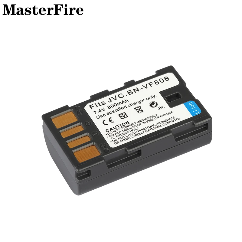 

4PCS BN-VF808 VF808 800mah Camcorder Battery for JVC BN-VF808U BN-VF815 BN-VF823 GZ-MS100 MS120 MS130 MS126 HD30 HD40 Batteries