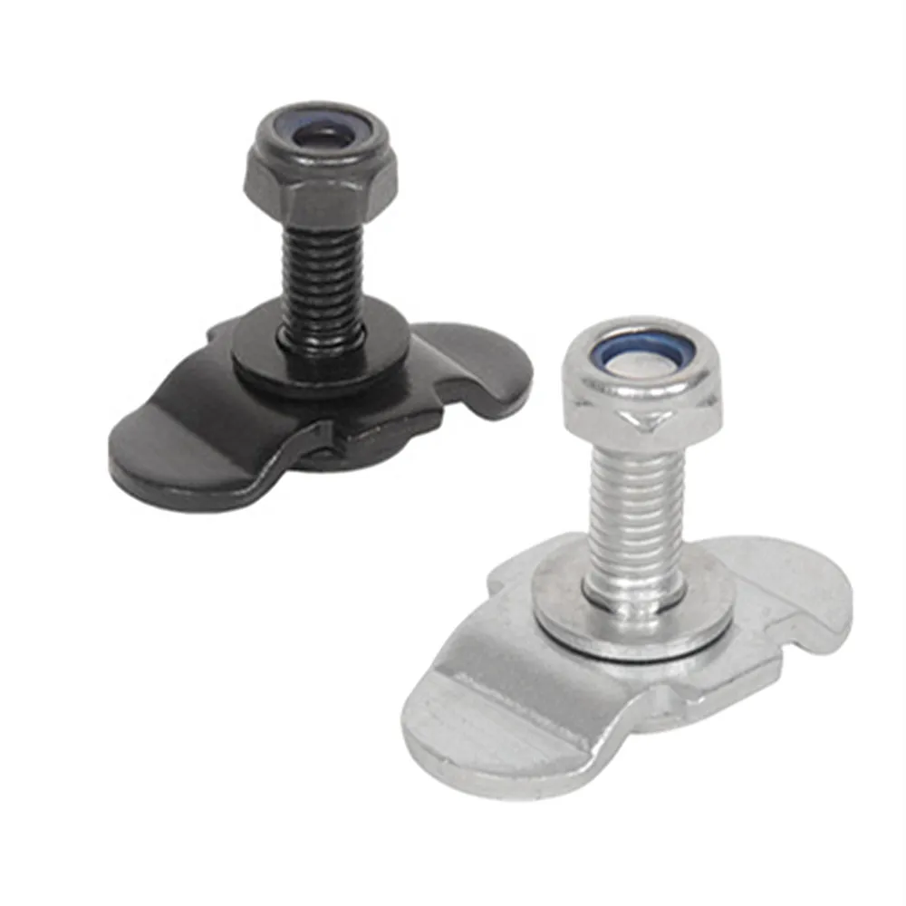 Tie Down Belts MOTO4U Hook Tie Down Rope Kit Anchor Point 1PC M8 For Boat Truck Airline Rail Trailer Motorcycle Hand Screw Nut Ring Nuts