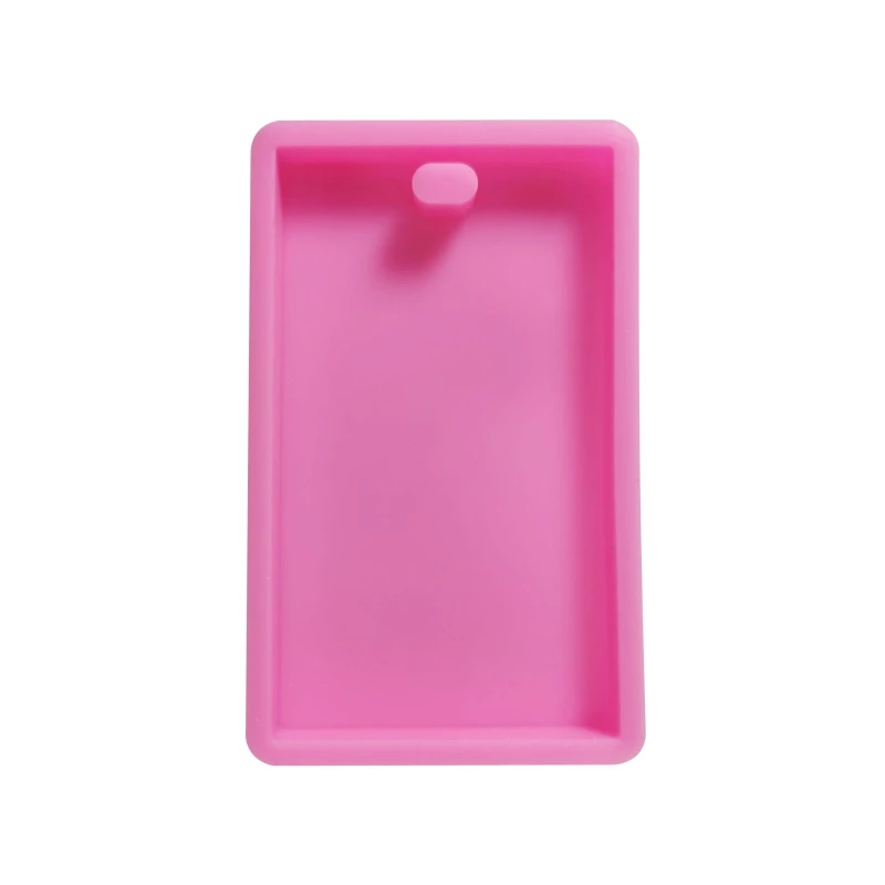 Rectangle Keychain Mould Silicone Epoxy Resin Mold Necklace Jewelry Making Tool
