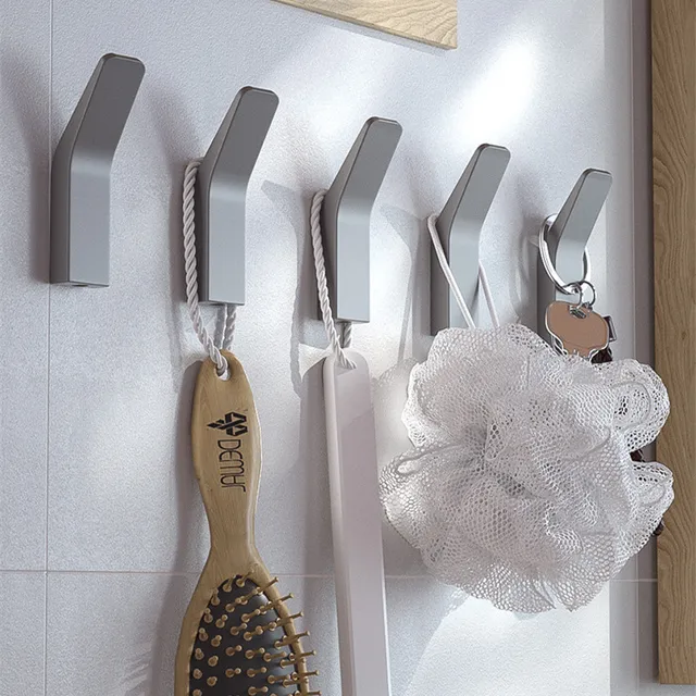 Többcélú Fali Szervező Horog Mögött A Ajtó Kulcstartó Fogas Horgos Fürdőszoba Köpeny Törülközőtartó Konyhai Hardver Polchorog - Image 2