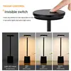LED Aluminum Alloy Waterproof Rechargeable Desk Lamp Touch Dimming Metal Table Lamps For Bar Living Room Reading Camping Light 3